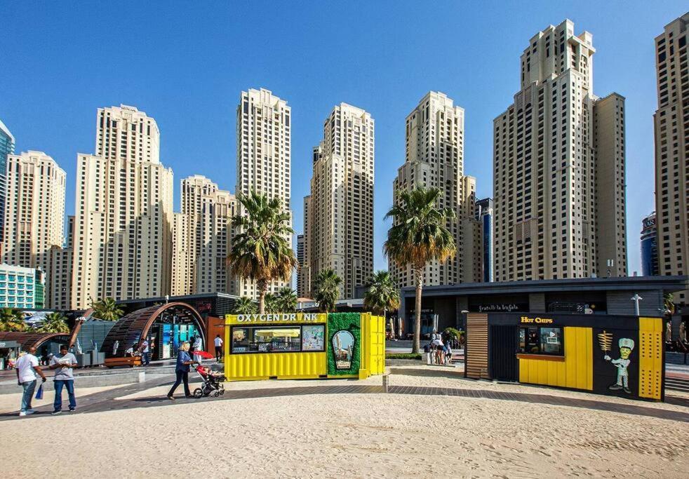 Beachfront - Large Studio In Jbr Rimal 4 Apartment Дубай Екстериор снимка
