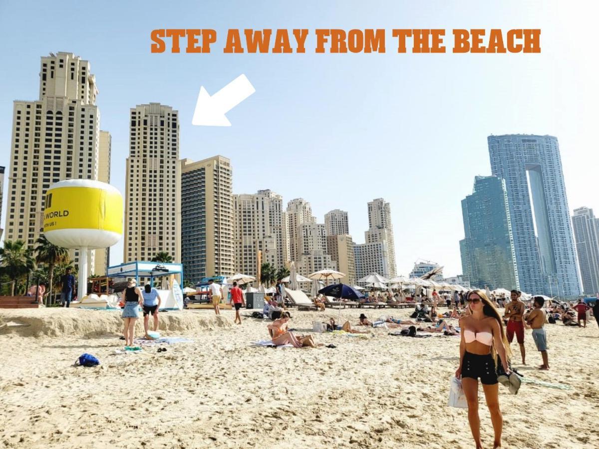 Beachfront - Large Studio In Jbr Rimal 4 Apartment Дубай Екстериор снимка
